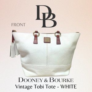 Vintage Dooney And Bourke Pebble Grain Tobi Tote